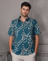 GAVYN R/FIT SHORT SLEEVE SHIRT (TURQUOISE)